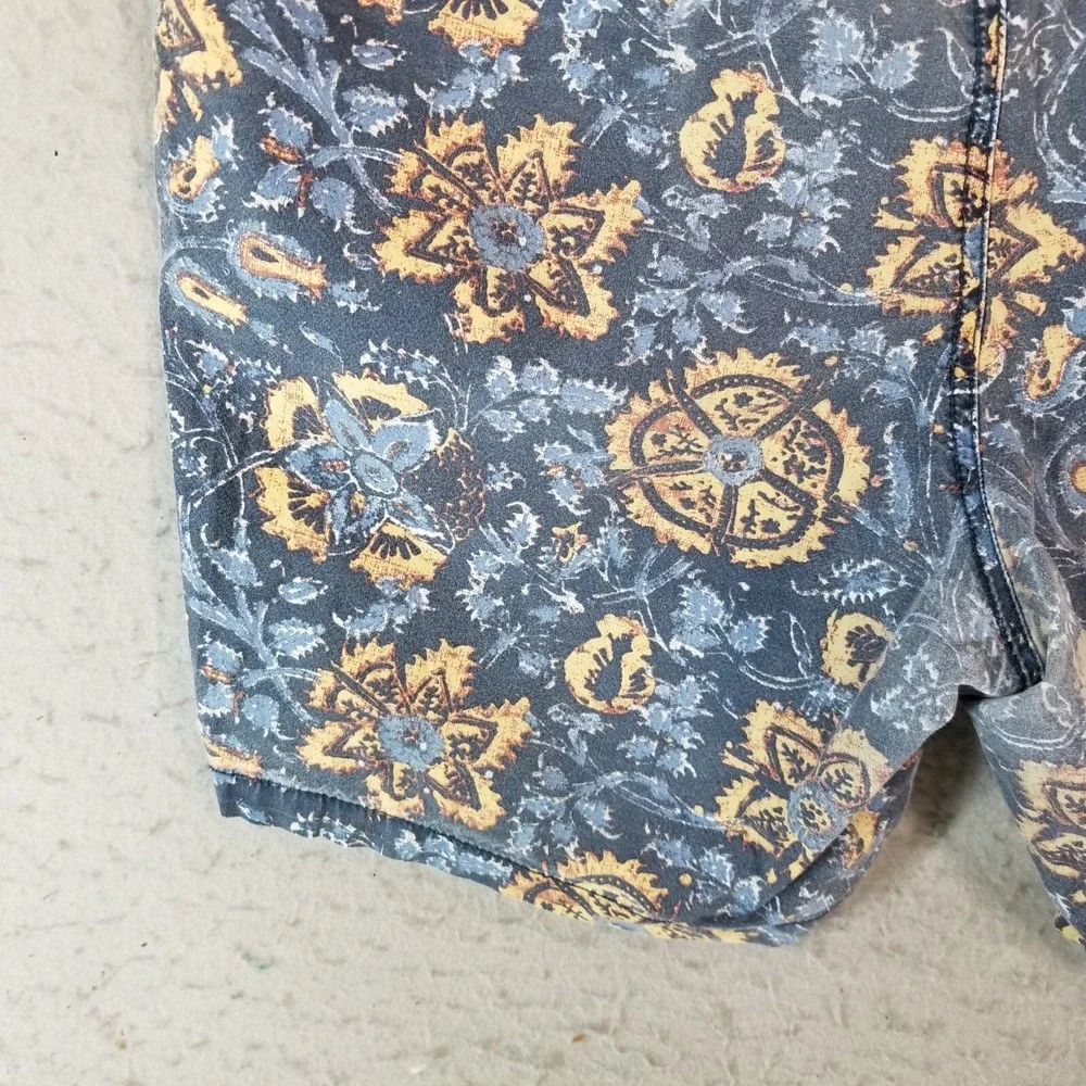 Dockers shorts men's large‎ blue floral outdoor beach Comfort waist